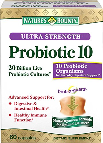 Recompensa probiótico Ultra de la naturaleza 10, 60 cuenta