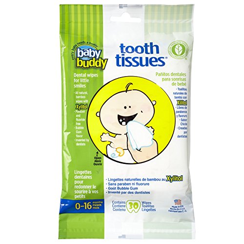 Amigo diente los tejidos dentales trapos del bebé, chicle, cuenta 30