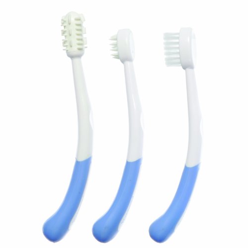 Paloma tres etapa sistema de cepillo de dientes, azul