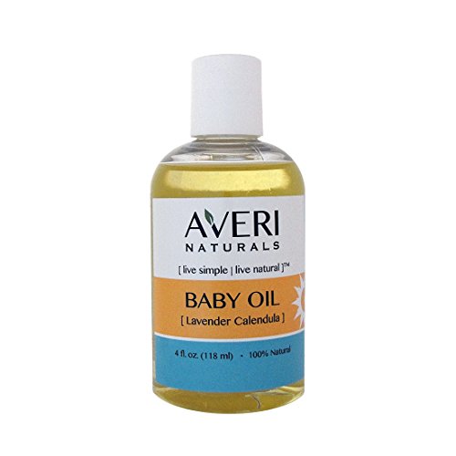 Averi Naturals lavanda Calendula bebé aceite 100% Natural • con orgánicos aceites de Jojoba y girasol • 4 oz • envío gratis (1)