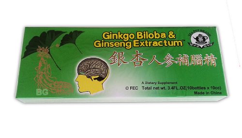 Ginkgo Biloba y Ginseng Extractum suplemento 10 botellas... mtc