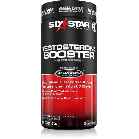 Paquete de 4 - Six Star testosterona elevadores de la serie Elite Cápsulas 60 ea