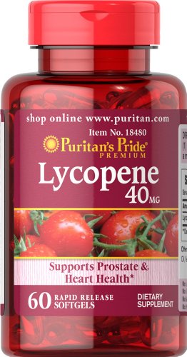 Pride licopeno de Puritan 40 mg 60 cápsulas