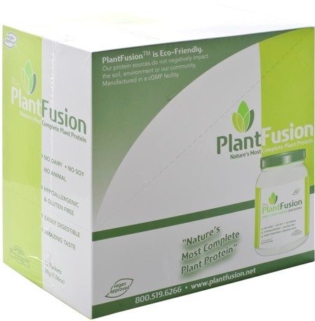 Multi fuente de planta de proteína Natural (sin sabor) caja PlantFusion 12 ct paquete
