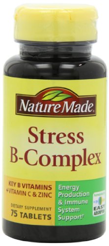 Naturaleza del complejo estrés B con pastillas de Zinc, cuenta 75