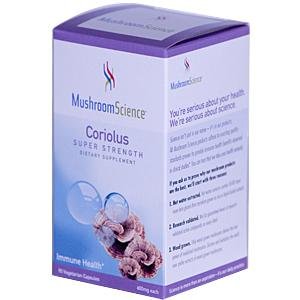 Coriolus Versicolor Super fuerza, 600 mg. 90 VegCapsules