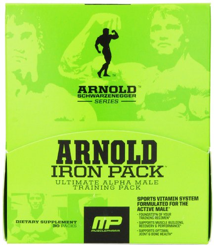 Músculo Pharm Arnold Schwarzenegger hierro paquete de entrenamiento, cuenta 30
