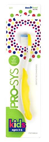 Pro-sys® Kids cepillo de dientes - edades 2-5 (paquete de 4)