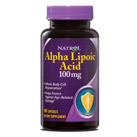 Natrol ácido alfa lipoico 100 mg Cápsulas 100 Ct