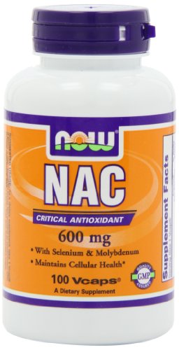 AHORA alimentos Nac-N-acetil cisteína 600mg, 100 Vcaps