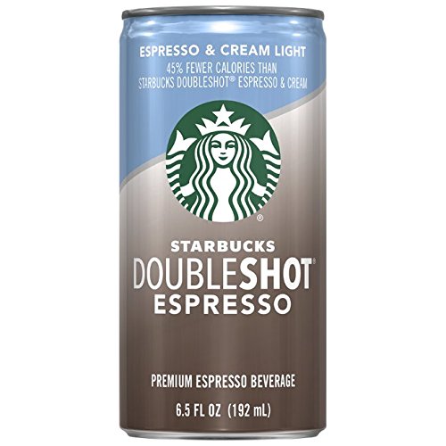 Starbucks Doubleshot, café + crema Light, 6,5 onzas, 12 Pack