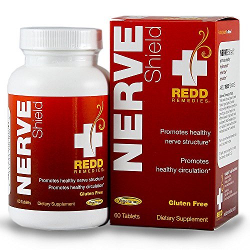 Remedios del nervio escudo de REDD - promueve la vaina de mielina saludable - direcciones función de nervio - baja posibilidad de neuralgia - 60 comprimidos