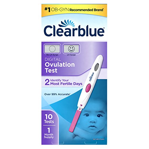 Monitor de Test de ovulación ClearBlue Digital, cuenta 10