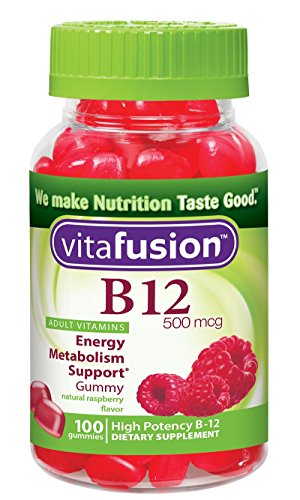 Vitafusion B12 gomoso, cuenta 100 (paquete de 3)