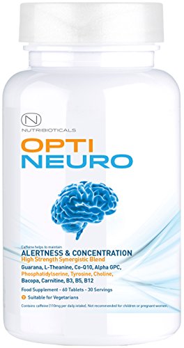 #1 fórmula Optineuro ® para mayor enfoque, concentración memoria | #1 más vendido #1 los mejores #1 respaldado por Ciencia cerebro alimentos suplemento | Pila de Nootrópicos Premium | Masiva 1150mg por porción