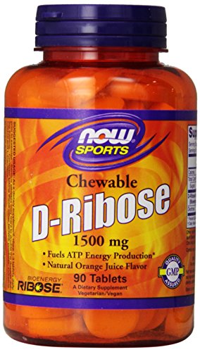 Ahora alimentos D-ribose 1500mg comprimidos masticables, 90-Conde