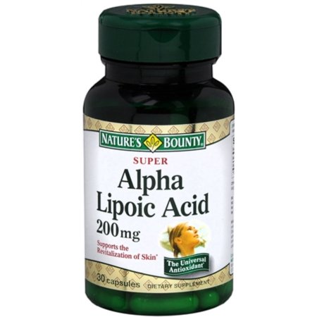 Nature's Bounty Súper ácido alfa lipoico 200 mg cápsulas 30 cápsulas (Pack de 2)