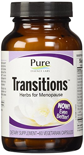 Transiciones - hierbas para la menopausia por esencia pura laboratorios - 60 cápsulas vegetarianas