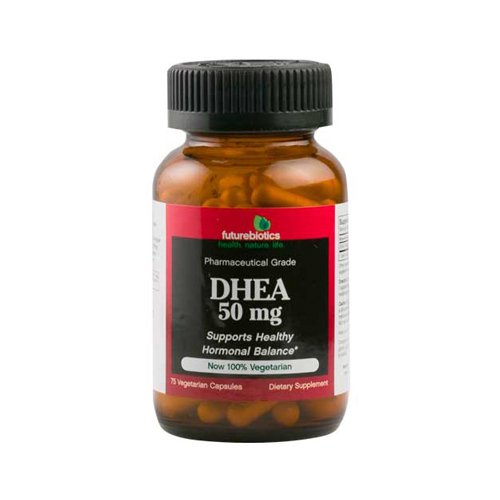 Futurebiotics DHEA 50 Mg cápsulas Veg, cuenta 75