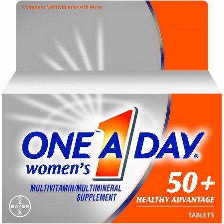 One-A-Day Muejres de más de 50+ multivitaminas 65 Capsulas x 3 Frascos