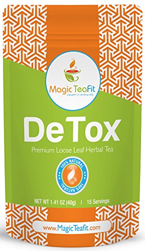 Té de desintoxicación orgánica - cuerpo limpiar, mezcla Natural, libre de cafeína, superior calidad, sabroso, único y desintoxicar té de magia Teafit