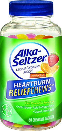 Alka-Seltzer alivio de acidez mastica, cuenta 60