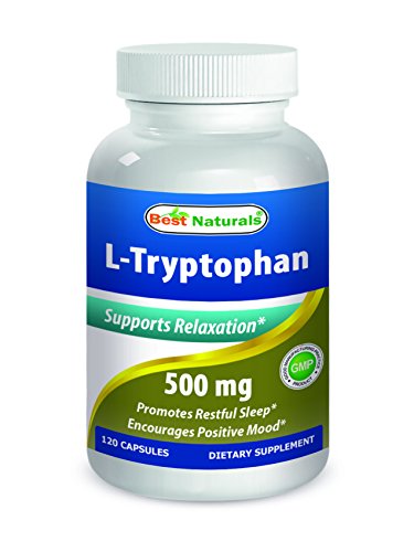 L-triptófano 500 mg 120 Caps por los mejores productos naturales - productos naturales de todo dormir ayuda suplemento--fabricado en un E.e.u.u. base GMP certificada la facilidad y tercero prueba de pureza. Garantizado!!!!