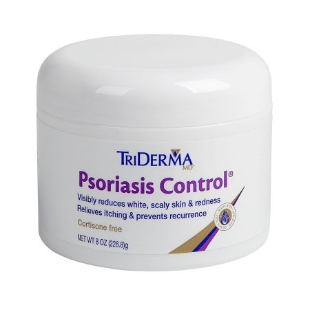 TriDerma® Psoriasis Control ® crema ayuda a reducir el enrojecimiento y Itchy piel escamosa (8 oz frasco)