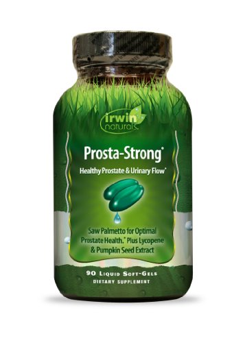 Irwin Naturals Prosta-fuerte suplemento dietético Gel líquido tapas, frasco de 90 cápsulas