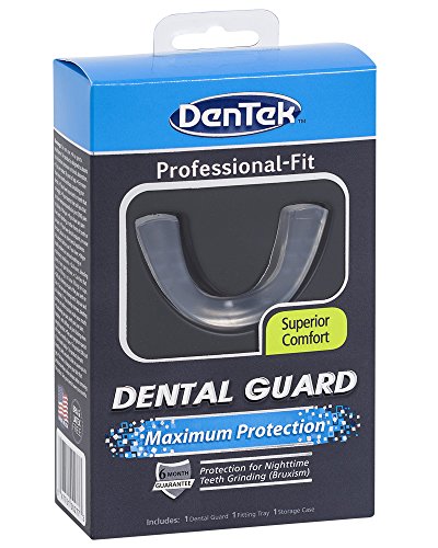 DenTek máxima protección Dental guardia nocturna pulido cuidado de los dientes, formando la bandeja y estuche - higiene Dental