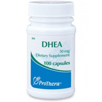 Caja de la píldora Prothera Dhea 50 Mg 100 cápsulas extra promocional