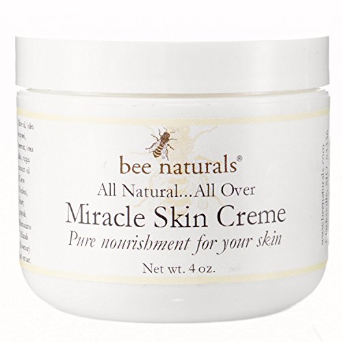 Bee Naturals milagro piel Creme - todos naturales de la piel crema - alimento puro para tu piel (4 Oz)