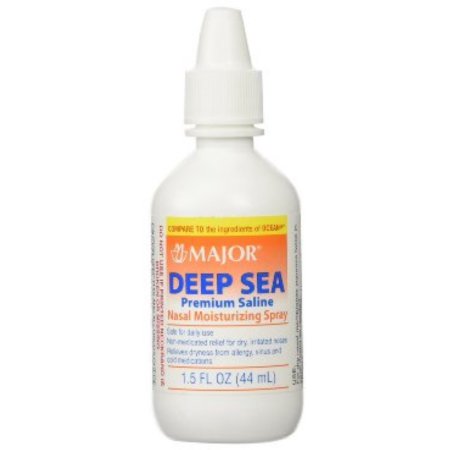 Paquete de 4 - MAJOR Deep Sea Saline Nasal Spray 15 onzas