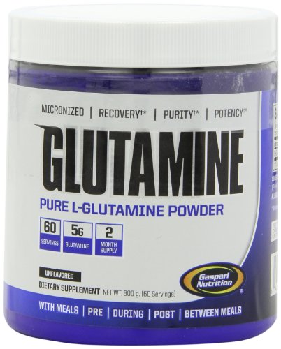 Glutamina nutrición Gaspari, 300 gramos