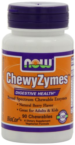 AHORA alimentos ChewyZymes 90 tabletas masticables