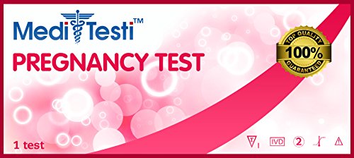 25 prueba de embarazo tiras - MediTesti marca - primeros resultados casa orina prueba de embarazo Kit (HCG)