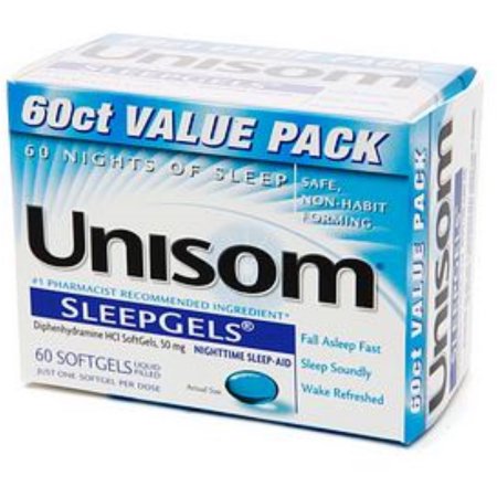 Unisom SleepGels 60 Caps (paquete de 6)