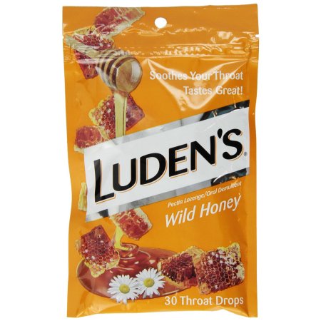 Paquete de 5 Luden's Wild Honey Drops 30 Garganta Conde