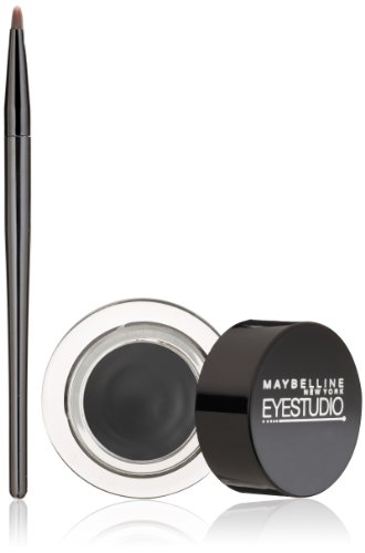 Maybelline New York ojo estudio duradero Drama Gel Eyeliner negro, 0,106 oz.