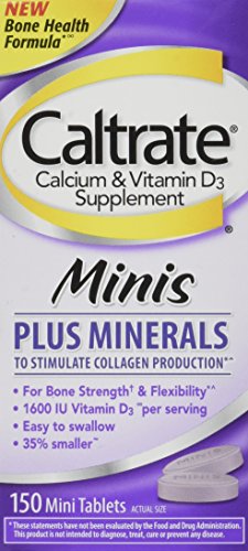 Minis de Caltrate Plus tabletas minerales, cuenta 150 (paquete de 3)