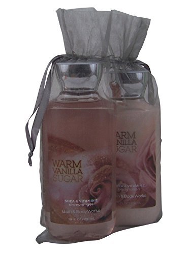 Set de regalo de azúcar de vainilla caliente baño & Body Works paquete de 2 objetos: Gel de ducha y loción corporal