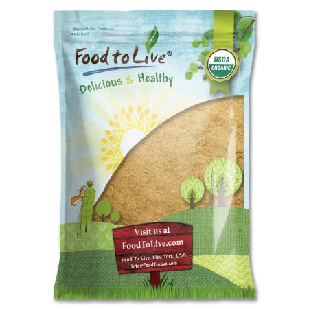 Food To Live orgánico certificado raíz de maca en polvo (no-GMO Crudo Planta Raíz de Maca harina a granel) (8 libras)