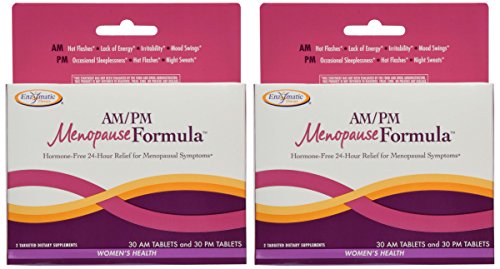 Terapia enzimática AM/PM la menopausia FormulaTM 60 tabletas (2-Pack)