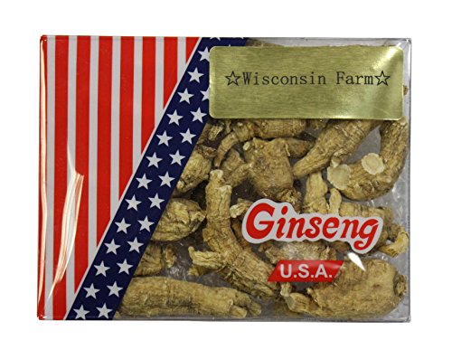 Premium Ginseng de Wisconsin no clasificados grande 4oz caja