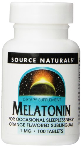 Source Naturals melatonina 1mg, naranja, 100 comprimidos