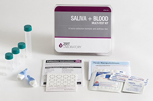 13 la hormona completa hombre perfil II Kit de prueba casera (Saliva: Cx4; Sangre: E2, T, SHBG, DS, PSA, TSH, fT3, fT4, TPO)-funcionario de revisión médica (MRO) incluye resultados &amp; prepago muestra volver envío