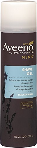 Aveeno Active Naturals Men Shave Gel, 7 onzas