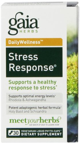 Gaia hierbas Dailywellness estrés respuesta líquido Fito-cápsulas, cuenta 30 (Pack de 2)