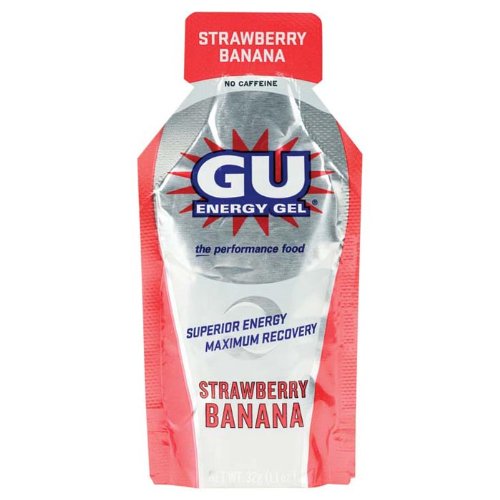 GU Energy Gel, paquete de 24 fresa/plátano
