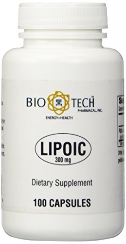 BioTech Pharmacal - ácido lipoico (300mg) - cuenta 100